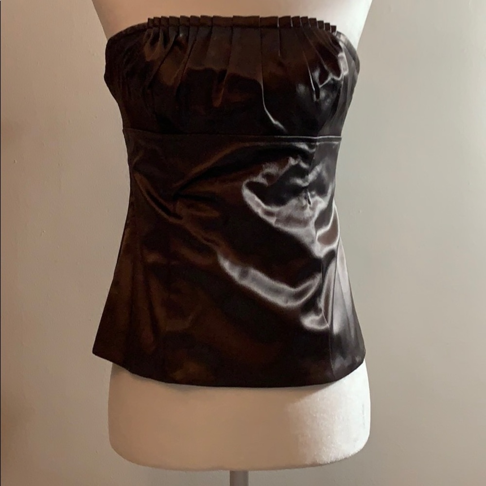 Club Monaco Black Satin Camisole